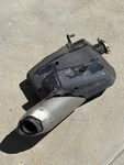 Triumph Street Triple Exhaust Silencer Assembly T2202065 (117E). Fixed Price $150.00.