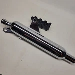 Triumph T100 Vance & Hines Chrome Pea Shooter Silencer L/h Only , A9600661 Ref. Fixed Price $150.00.