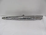70-71 Harley-davidson Aermacchi 125 Rapido Muffler W/heat Shield: Oem #65234-70P. Fixed Price $75.00.
