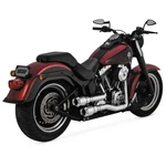 Vance & Hines Hi-output Grenades 2-2 Exhaust Chrome 86-17 H-d Fxst/flst 16846. Fixed Price $369.99.