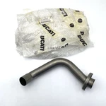 Oem Ducati 57110652A Rear Vertical Exhaust Header Pipe 02-08 Monster 400 800 620. Fixed Price $205.00.