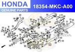 Honda 2018-2022 Goldwing GL1800 Left Ex Pipe Cover 18354-MKC-A00 New. Fixed Price $146.98.