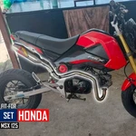 Exhaust Full System Chrome Enduro Style Fit Honda Grom Msx Sf 125 16-20. Fixed Price $311.31.