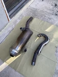 Oem 2006 Suzuki LT-450R LTR450 Complete Exhaust Header Tail Pipe Silencer. Fixed Price $240.00.
