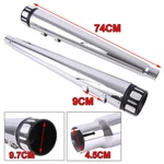 4" Megaphone Slip-on Mufflers Exhaust For Harley Touring Baggers 1995-2016. Fixed Price $152.95.