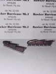Rexx 32055 - 1/32 Exhaust Pipes Hurricane Mk.i Airplane Revell, Fly Branch. Fixed Price $33.99.