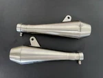 Triumph Thruxton 1200R Cone Shorty Performer Exhaust Cans Mufflers Pipes. Fixed Price $349.00.