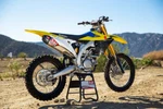 Yoshimura Suzuki RM-Z450 2018-2024 RS-12 Stainless Full Exhaust Aluminum Muffler. Fixed Price $899.00.