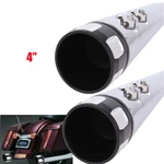 4" Megaphone Mufflers Exhaust Slip-on For Harley Touring Ultra Classic 1995-2016. Fixed Price $152.95.