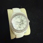 White Rhinestone Bezel Silver Dial Japan Quartz Watch 1013. Fixed Price $9.00.
