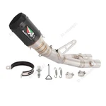 Yzf 2015-2026 For Yamaha R1M Exhaust System Mid Link Pipe Black Muffler Tips. Fixed Price $184.60.