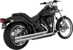 Vance & Hines 17923 Big Shots Long Chrome Exhaust 1986-2011 Harley Softail. Fixed Price $1187.99.
