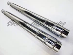 Touring Pipes Harley Davidson Megaphone Slip-on Mufflers Exhaust Dresser Bagger. Fixed Price $138.95.