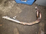 2013 Kawasaki KLE650 Versys Exhaust Muffler Pipe Header Aftermarket Mivv. Fixed Price $150.00.