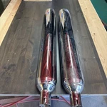 Harley Davidson Oem Chrome Touring Slip Exhaust Muffler Pair HARFLT1584/1688. Fixed Price $45.00.
