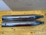 95-16 Freedom Performance Harley 4" Slip On Mufflers Chrome F5 Pair. Fixed Price $135.00.