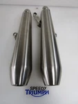 Triumph Street Twin Exhaust Silencers T2201431 T2202308. Fixed Price $189.76.