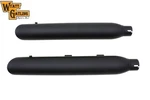 Wyatt Gatling Black Slash Muffler Set For Harley-davidson. Fixed Price $158.99.