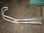 1981 Honda CB750 Left Side Exhaust Muffler Pipe. Fixed Price $150.00.