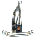 Black Center Dual Gp Slip Exhaust Competition Werkes WH608-BC. Fixed Price $935.95.