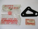 Kawasaki Nos New 18024-025 Left Muffler Bracket KZ400 1974-78. Fixed Price $23.99.