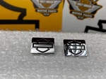 Oem Genuine Harley 17-25 Cvo Touring Muffler Exhaust Tip Emblems Decal. Fixed Price $19.95.