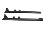 M8 33 Inch Straight Fishtail Exhaust Extension Set Black For Harley-davidson. Fixed Price $265.99.