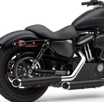 Cobra Black Slip-on Mufflers Chrome Tips 6030B 04-14 Sportster. Fixed Price $337.50.