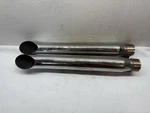 1991 - 2005 Harley Dyna Screaming Eagle Turn Out Slip Ons Exhaust Lwt. Fixed Price $119.99.