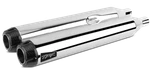 2005-17 Harley Softail Deluxe / Slim Two Brothers Slip Exhaust Chrome Carbon. Fixed Price $999.00.