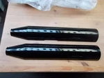Harley-davidson Softail/breakout Silencer Heatshields Black 65400380/65400269. Fixed Price $237.21.