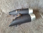 Ducati Hypermotard 796 1100 - Exhaust Pipe Silencer End Can Muffler Left & Right. Fixed Price $73.65.