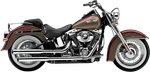 Cobra 6002 3 Inch Chrome Slashcut Slip-on Mufflers Flstn Softail Deluxe. Fixed Price $449.39.