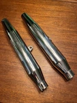 Harley Davidson Sportster Exhaust Mufflers Xl Chrome 65605-94 & 65613-94 Oem Nos. Fixed Price $129.00.