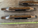 Harley Davidson Softail Fxs Oem Chrome Slip Mufflers # 65358-05 65357-05. Fixed Price $80.00.