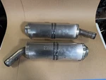 Ducati 848 Evo Exhaust Muffler Pipe Set Factory Stock ZDM-B80 / ZDM-A80 Oem. Fixed Price $180.00.