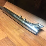 Harley Davidson Touring Muffler With Fishtail Tip Needs Work 65945-96 CS-S3. Fixed Price $98.16.