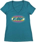 Fmf Womens Rip It V-neck Short Sleeve Tee T-shirt Teal Medium Was $25.00. Fixed Price $9.99.