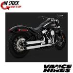 Vance & Hines 16376 Chrome Twin Slash 3" Slip On Mufflers 18-22 Softail. Fixed Price $749.95.
