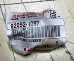 New Genuine Kawasaki 92092-1087 Rubber Bushing. Fixed Price $19.95.