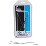 Drag Specialties 5 Pack Stainless Steel 8" Cable 1861-0671. Fixed Price $10.00.
