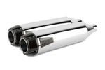 *shorty 2004-17 Harley Softail Deluxe / Slim Two Brothers Slip On Exhaust Chrome. Fixed Price $699.00.