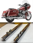 Great Deal New 95-16 Cobra Harley Touring 3" Chrome Slip-on Muffler Msrp $599. Fixed Price $369.95.