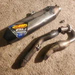 2013 - 2018 Suzuki RMZ250 Fmf Silencer Muffler Exhaust Pipe Spark Arrester. Fixed Price $720.00.
