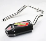 Full System Exhaust Muffer Racing Pipe Black TI-6 For Honda CRF110F. Fixed Price $239.81.