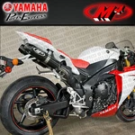 2009 2014 Yamaha YZF-R1 M4 Exhaust Dual Carbon Muffler Slip System. Fixed Price $917.00.