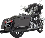 Bassani Black 4" Dnt Straight Exhaust Mufflers 99-16 Harley Touring Flhx Fltr. Fixed Price $834.85.