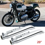 2X Slip-on Exhaust Muffler Pipe For Triumph Bonneville T100 T120 Cafe Racer. Fixed Price $109.19.