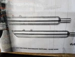 Harley-davidson Screamin' Eagle One Piece Performance Slash Down Mufflers 64900-. Fixed Price $319.95.