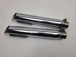 Python 2.5 Inch Slash-cut Dual Slip-on Mufflers For Harley Softail P525RC. Fixed Price $139.00.